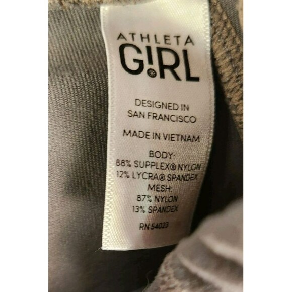Athleta Girls leggings Size Large - 12 Green / Brown - Picture 4 of 8